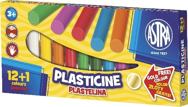 ASTRA PLASTELINA 12  KOL