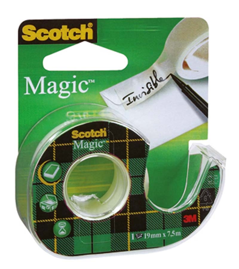 TAŚMA SCOTCH 890 MAGIC 19X7,6 Z GILOTYNKĄ 3M