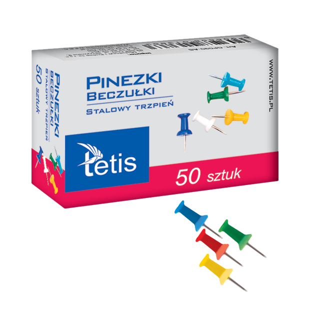 TETIS PINEZKI BECZUŁKI 50szt