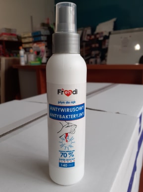 PŁYN ANTYWIRUSOWY FRENDI 70% ALKOH. 140ML