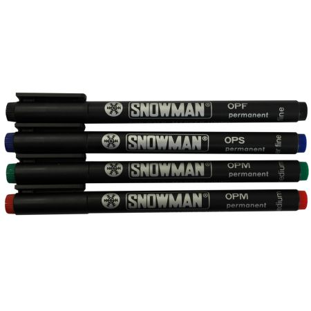 SNOWMAN OPS Foliopis  czarny